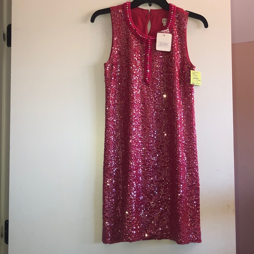 Pink Sequin Dress